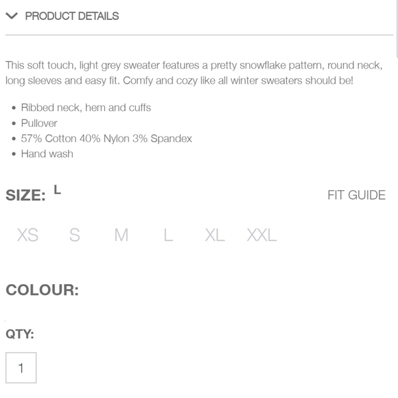 โ๏ธ Snowflake confetti pullover sweater! - Picture 7 of 7